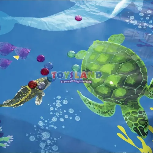 PISCINA AVVENTURA MARINA 3D RETTANGOLARE 262x175x51 DUE ANELLI + OCCHIALINI 3D