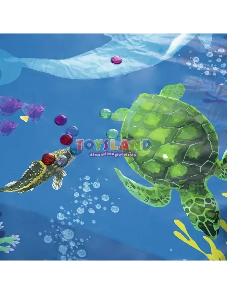 PISCINA AVVENTURA MARINA 3D RETTANGOLARE 262x175x51 DUE ANELLI + OCCHIALINI 3D