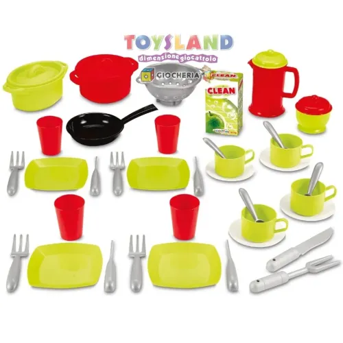 SCOLAPIATTI Con ACCESSORI 42 Pezzi (7600001209)