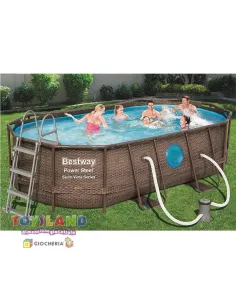 PISCINA POWER STEEL OVALE 427 x 250 x 100 (56714) 2
