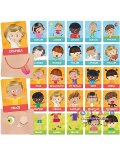 FLASHCARD MONTESSORI EMOZIONI/AZIONI NEW (IT23103) 2