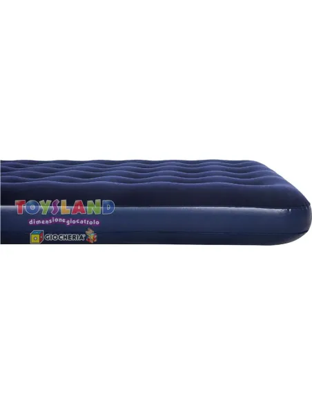 AIRBED BLU FLOCCATO MATRIMONIALE 191x137x2 cm (67002)