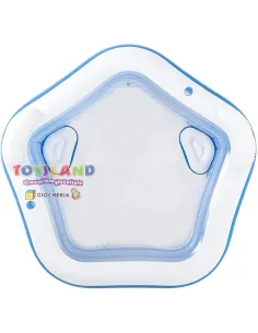 PISCINA PENTAGONO 213x206x69 cm Con SEDUTE (54153-4) 2