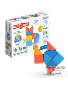 MAGICUBE 3 SHEAPES RECYCLED ANIMALS 9PZ (201)