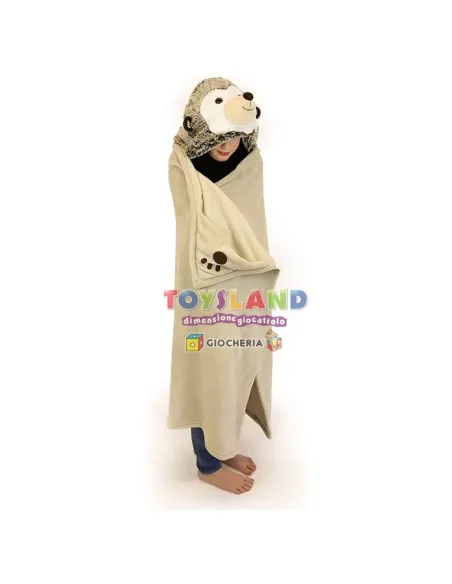 COPERTA Con CAPPUCCIO RICCIO (BL810.NOX)