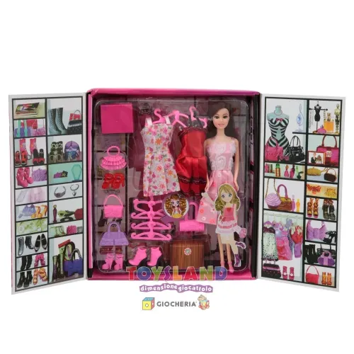 BAMBOLA CON ARMADIO (GGI190377)