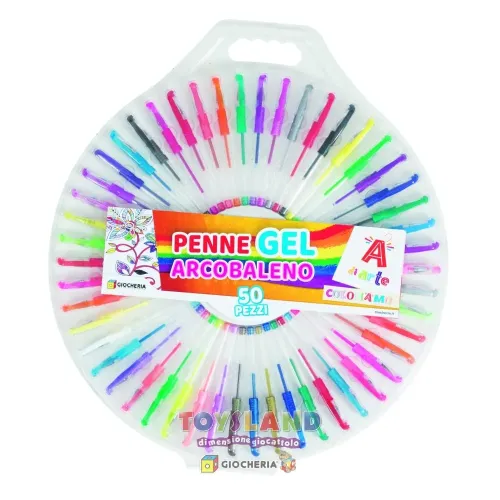 PENNE GEL ARCOBALENO 50 PZ (GGI210045)