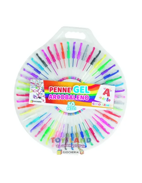PENNE GEL ARCOBALENO 50 PZ (GGI210045)