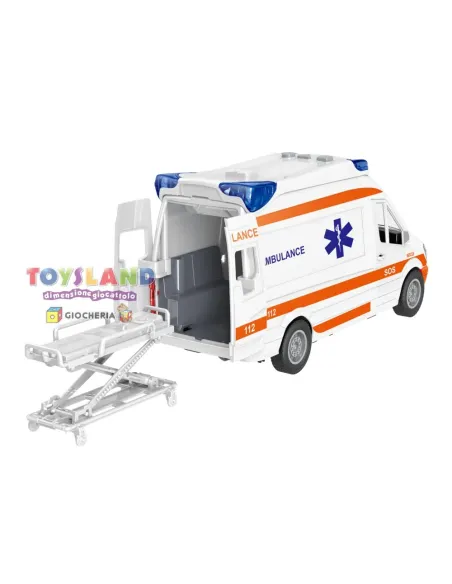 MODEL.AMBULANZA CON LETTIGA (GGI190005)