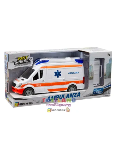 MODEL.AMBULANZA CON LETTIGA (GGI190005)