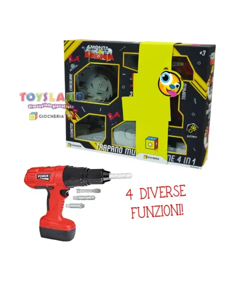 TRAPANO MULTIFUNZIONI 4 IN 1 (GGI220003)