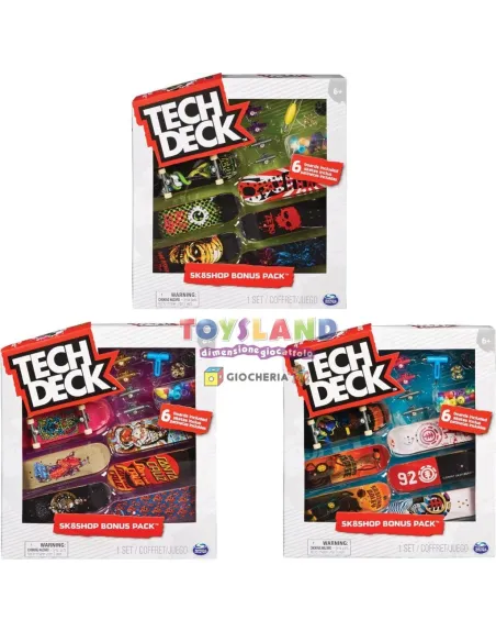 TECH DECK SKATE  DELUXE 6 Pezzi (6028845)