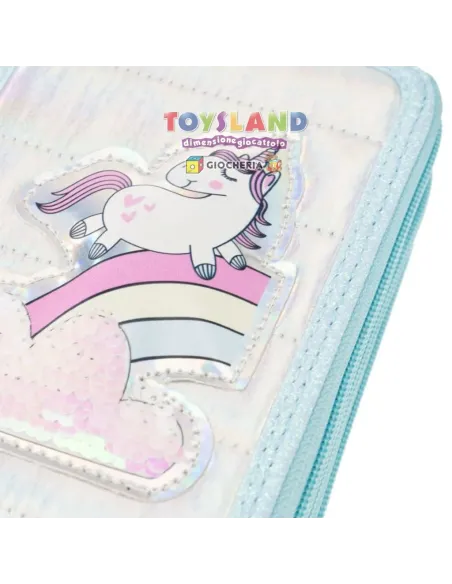 GIRABRILLA PUFFER PENCIL CASE 3 STADI azzurro (19024/5/6/7)