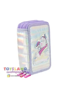 GIRABRILLA PUFFER PENCIL CASE 3 STADI lilla (19024/5/6/7)