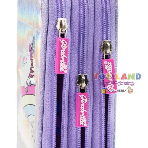 GIRABRILLA PUFFER PENCIL CASE 3 STADI lilla (19024/5/6/7)