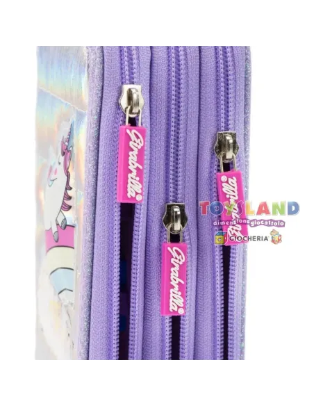 GIRABRILLA PUFFER PENCIL CASE 3 STADI lilla (19024/5/6/7)