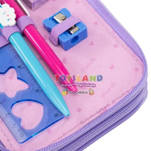 GIRABRILLA PUFFER PENCIL CASE 3 STADI lilla (19024/5/6/7)