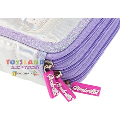 GIRABRILLA PUFFER PENCIL CASE 3 STADI lilla (19024/5/6/7)