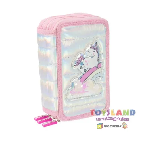 GIRABRILLA PUFFER PENCIL CASE 3 STADI rosa (19024/5/6/7)