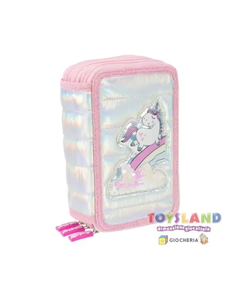 GIRABRILLA PUFFER PENCIL CASE 3 STADI rosa (19024/5/6/7)