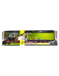TRATTORE CLAAS Con RIMORCHIO RC 1:16 (POS210132)