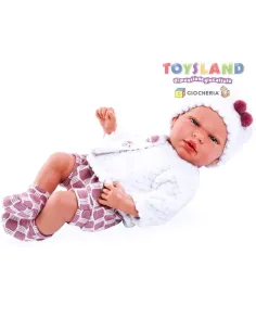 ARIAS BEBE' 40 CM Con SONAGLIO + CIUCCIO (POS190033) 2
