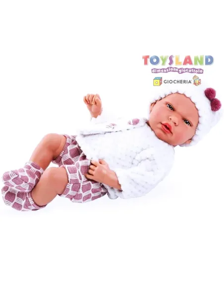 ARIAS BEBE' 40 CM Con SONAGLIO + CIUCCIO (POS190033)