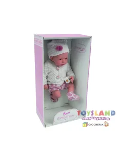 ARIAS BEBE' 40 CM Con SONAGLIO + CIUCCIO (POS190033)