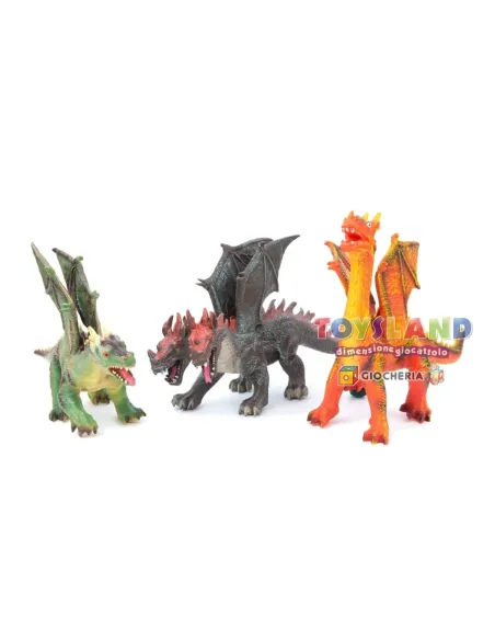 ANIMALI MORBIDI DRAGHI ALATI 3 SOGGETTI 38/48 CM (GGI190240)