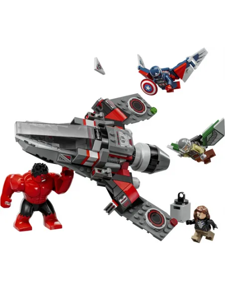 LEGO MARVEL BATTAGLIA CAPTAIN AMERICA VS. HULK ROSSO (76292)