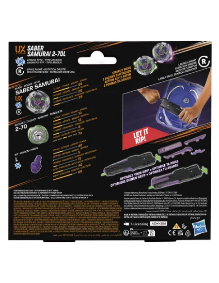 BEYBLADE DELUXE LAUNCHER PACK+TOP (G1862EU4)