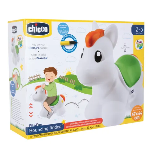 CHICCO RODEO GONFIABILE SALTERELLO CON POMPA...