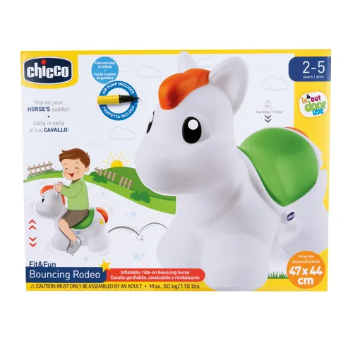 CHICCO RODEO GONFIABILE SALTERELLO CON POMPA...
