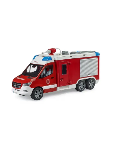 BRUDER AUTOPOMPA VIGILI DEL FUOCO MB SPRINTER LUCI E SUONI (02680)