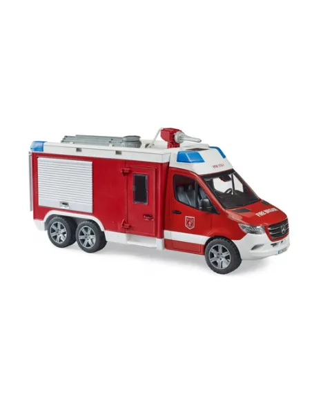 BRUDER AUTOPOMPA VIGILI DEL FUOCO MB SPRINTER LUCI E SUONI (02680)