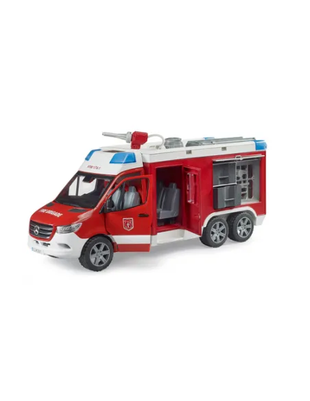 BRUDER AUTOPOMPA VIGILI DEL FUOCO MB SPRINTER LUCI E SUONI (02680)