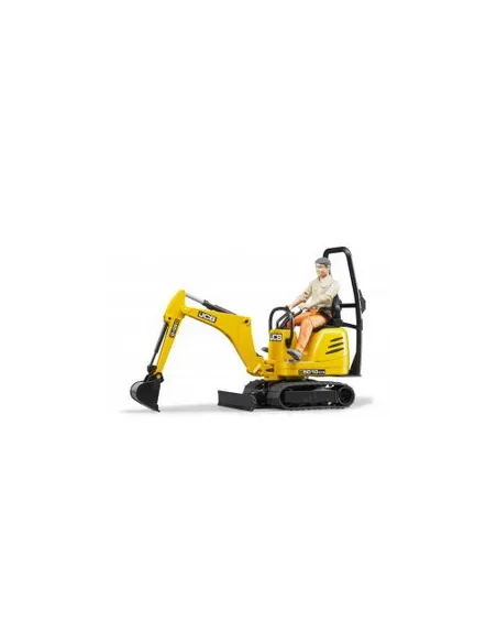 BRUDER BWORLD MICRO ESCAVATORE JCB 8010 CTS CON OPERAIO (62002)