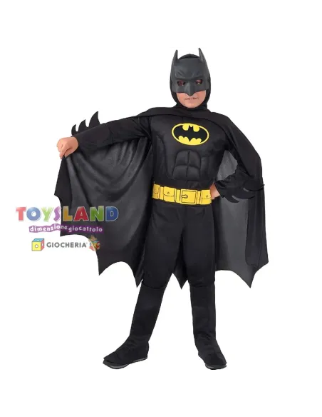COSTUME BATMAN Con MUSCOLI (11671.3-4 anni)