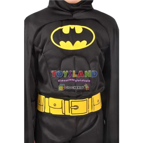 COSTUME BATMAN Con MUSCOLI (11671.3-4 anni)