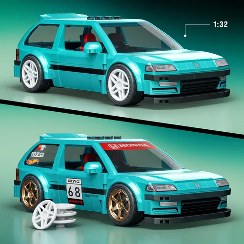 HOT WHEELS HONDA CIVIC EF CUSTOM 90 (JHF62)
