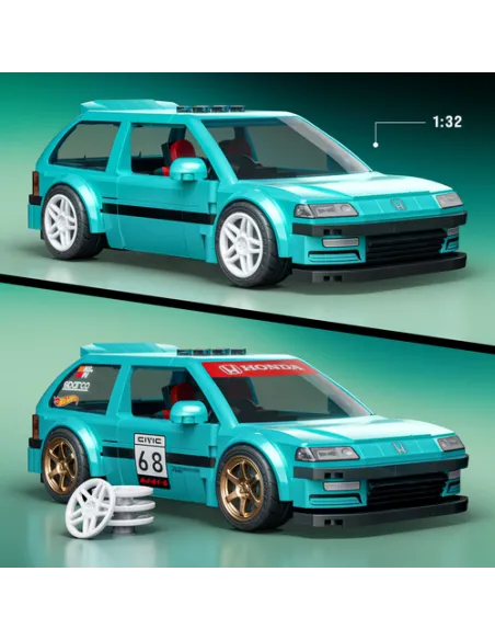 HOT WHEELS HONDA CIVIC EF CUSTOM 90 (JHF62)