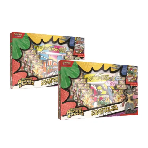 Pokémon Collezione con Poster Premium di Mega...