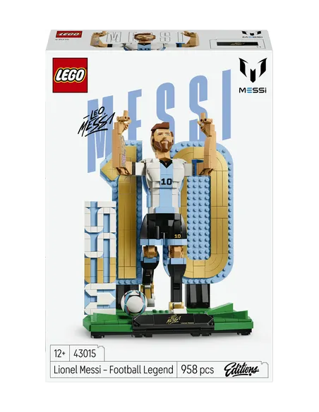 LEGO Editions Football 43015 Lionel Messi – Leggenda del calcio