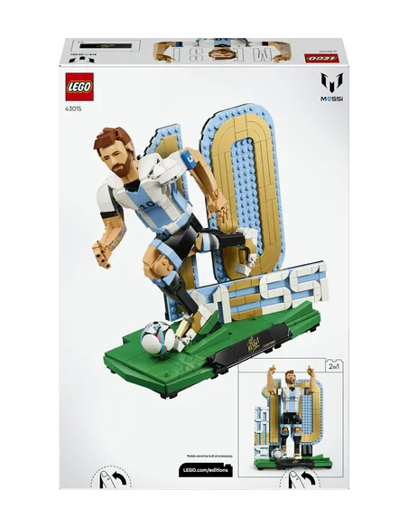 LEGO Editions Football 43015 Lionel Messi – Leggenda del calcio