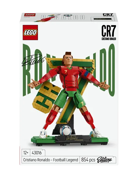 LEGO Editions Football 43016 Cristiano Ronaldo – Leggenda del calcio