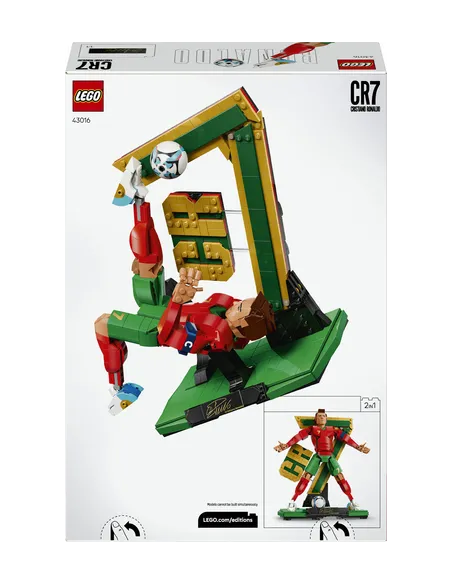 LEGO Editions Football 43016 Cristiano Ronaldo – Leggenda del calcio
