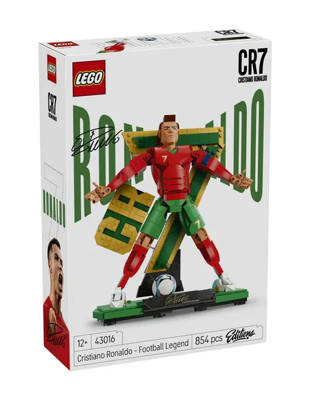 LEGO Editions Football 43016 Cristiano Ronaldo – Leggenda del calcio