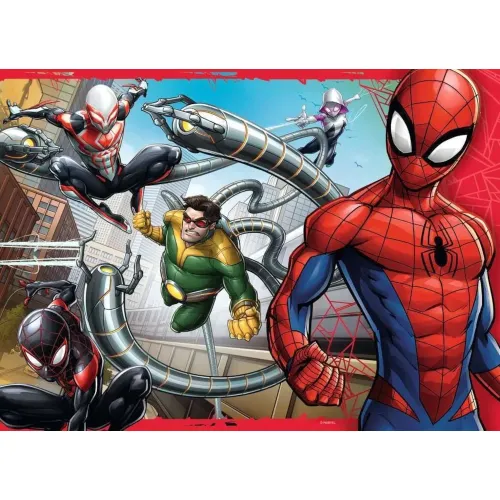 4X100 Puzzle SPIDERMAN BUMPER PACK (06914)