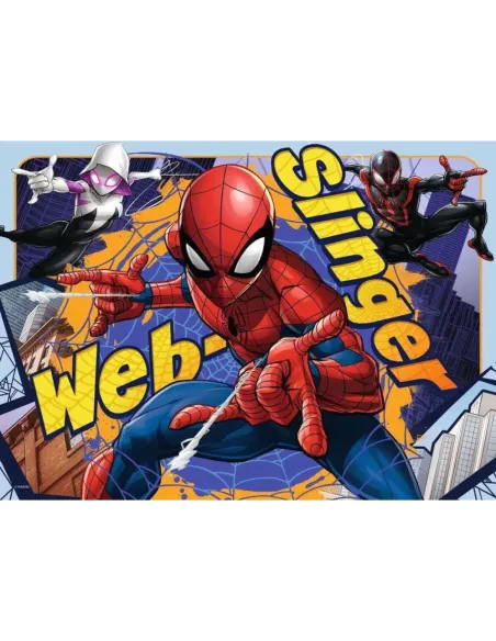 4X100 Puzzle SPIDERMAN BUMPER PACK (06914)
