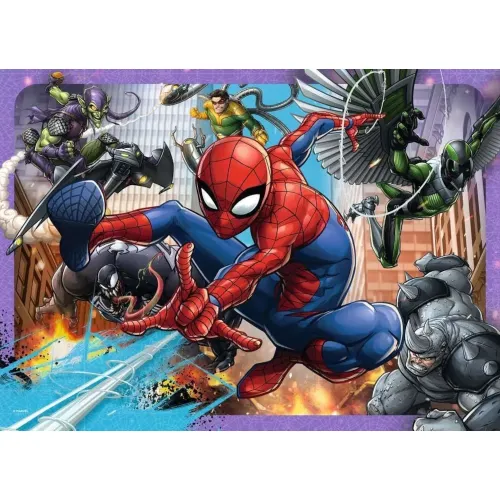 4X100 Puzzle SPIDERMAN BUMPER PACK (06914)